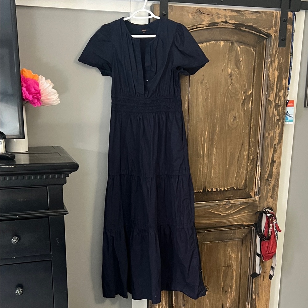Quince Midnight Blue Maxi Dress
